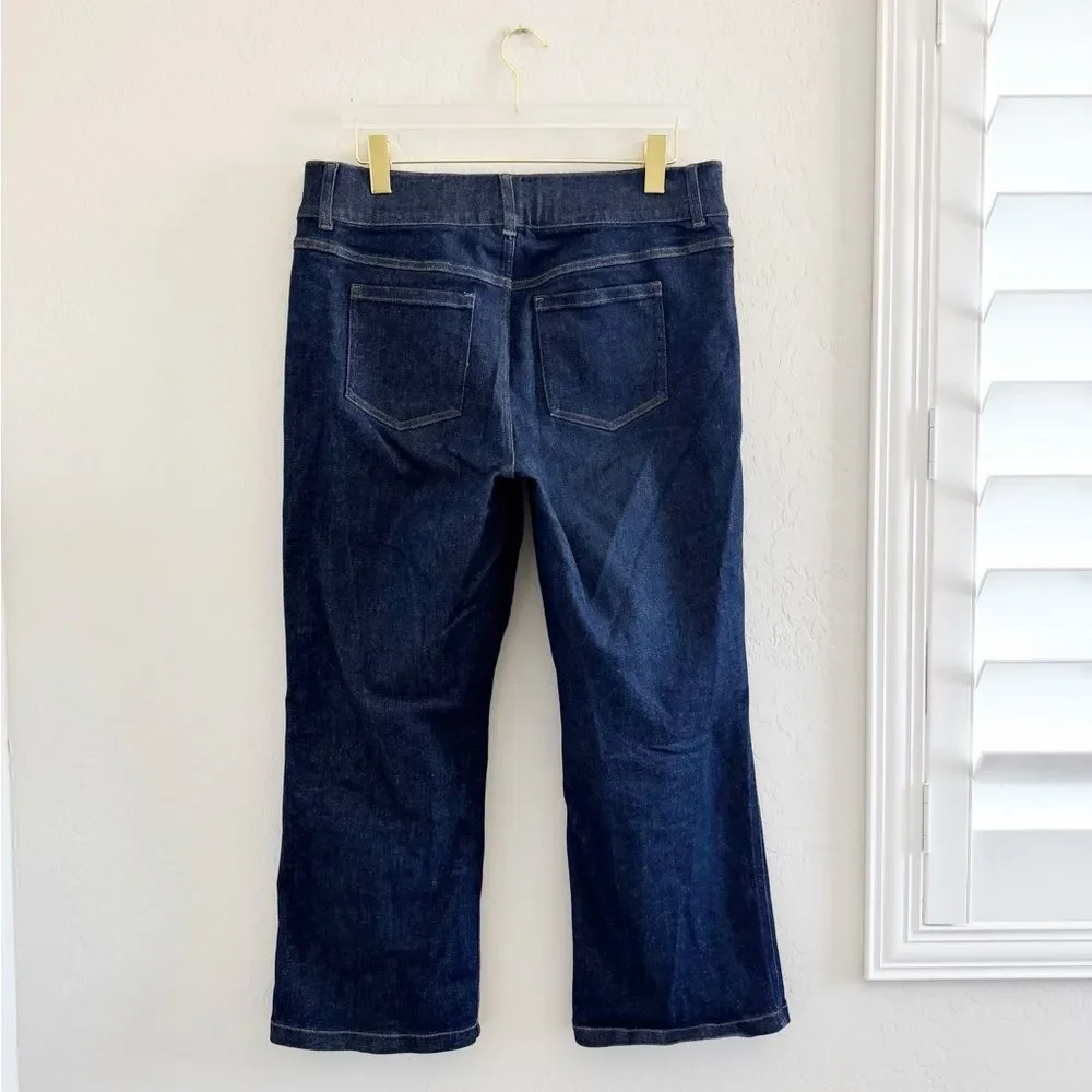 SPANX EveryWear Kick Flare Limited Edition Raw Indigo Dark Wash Jeans Size 1X